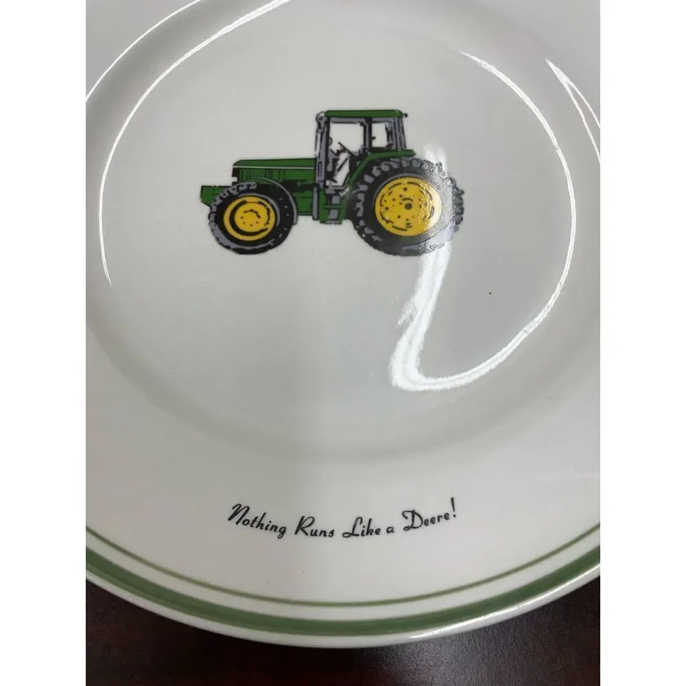 John Deere Glass Plate by Gibson